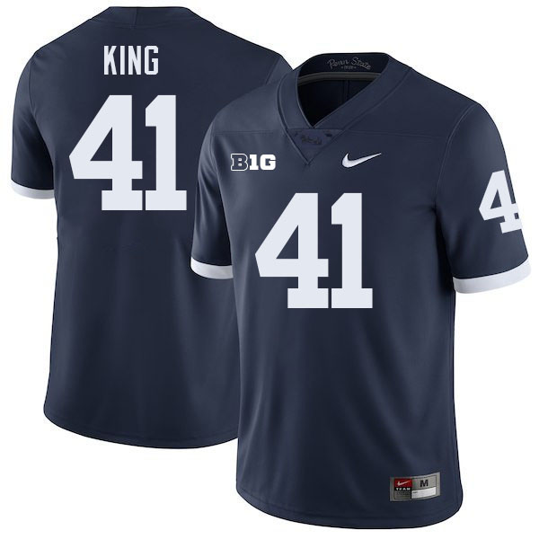 Kobe King Penn State Jersey,PSU Nittany Lions #41 Kobe King Football Uniforms-Retro